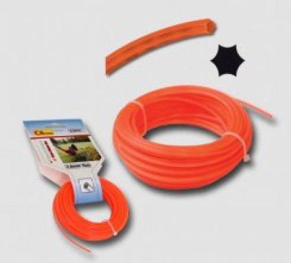 Struna 1.3/15m šestihranná