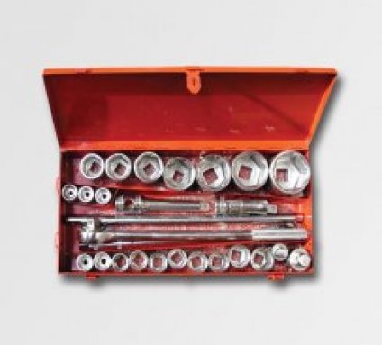 Sada hlavic 3/4" 19-50 mm 21 dílů