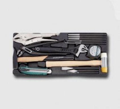 Sada nářadí, 15 dílů, plastové plato