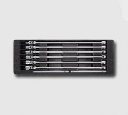 Sada hlavic na prodloužené T-rukojeti, 8 dílů, plastové...