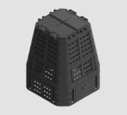 Kompostér černý MULTI 650L