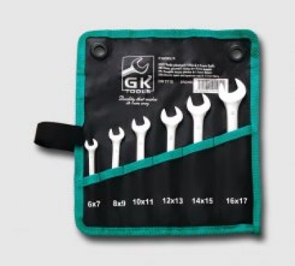 Sada plochých klíčů 6-32 mm 12 dílů chrom-obal