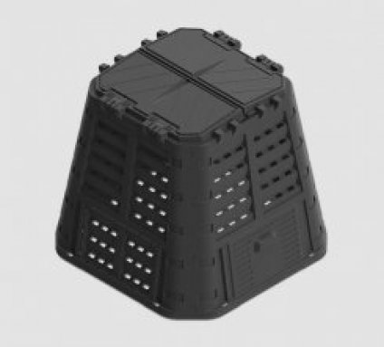 Kompostér černý MULTI 420L