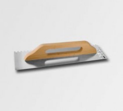 Hladítko zuby 480x130mm 6 - nerez