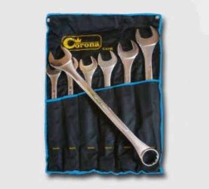 Sada očkopl. klíčů 34-50 mm 6 dílů chrom