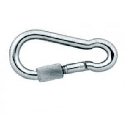 Karabina hasičská s pojistkou DIN 5299D 50x5mm Zn 2434-...