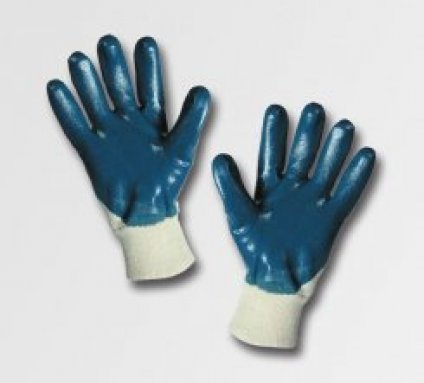 Rukavice celomáčené v nitrilu ROLLER , velikost 10"...