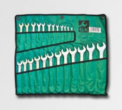 Sada klíčů o.p. 6-32 mm 24 dílů matný chrom-obal