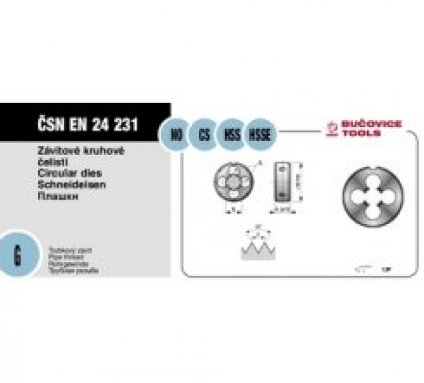 ZKČ G1/4 A LH HSS ČSN EN 24 231 Narex Bučovice 252,140 ...