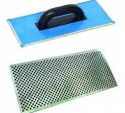 Hladítko brusné, děrovaný plech 270x130 K32329 stavba