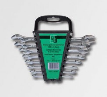 Sada plochých klíčů 6-22 mm 8 dílů chrom