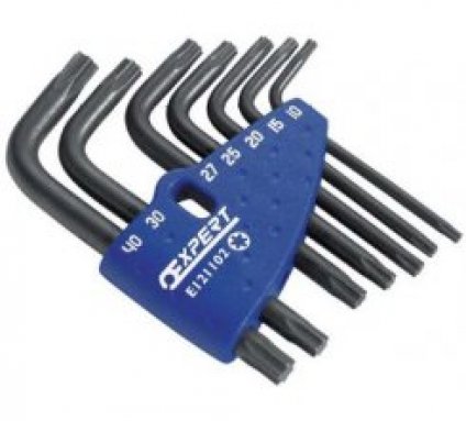 Sada zástrčných klíčů TORX s OTVOREM - 7dílná TONA EXPE...