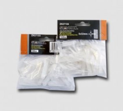 Klínky plastové 0-5mm, 100ks