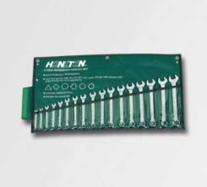 Sada očkoplochých klíčů  17dílů v textilním obalu