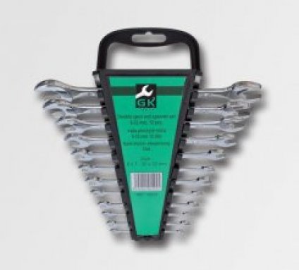 Sada plochých klíčů 6-32 mm 12 dílů chrom